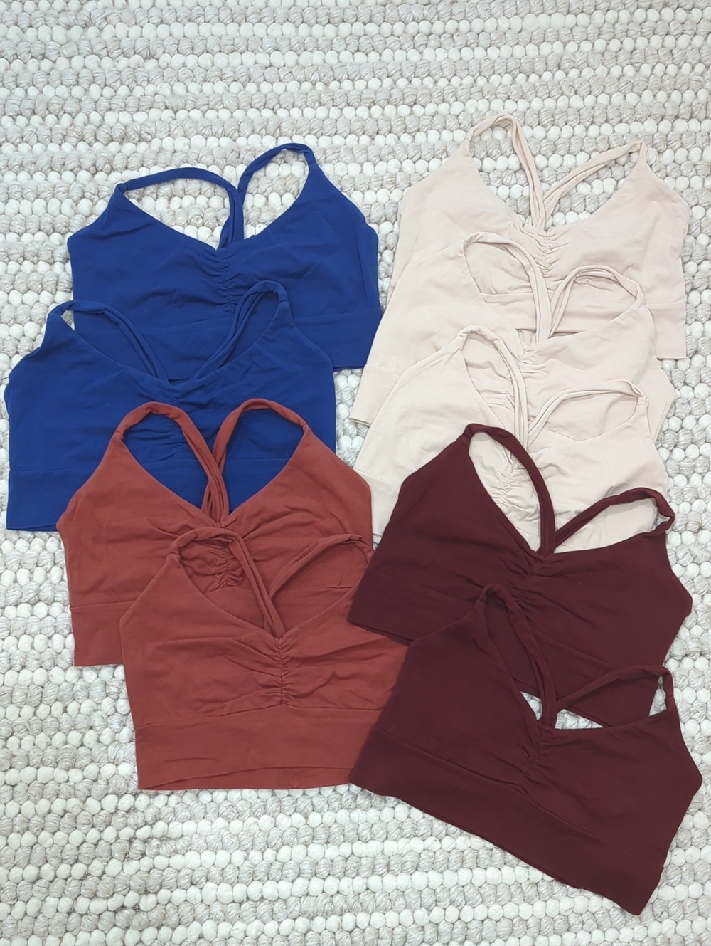 NINE Set Una Pluma Strappy Sports Bralette Yoga Bra Multiple Colors - Picture 6 of 10
